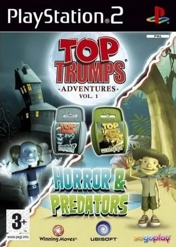 Top Trumps Adventures Vol. 1 - Horror & Predators (Europe) (En,Fr,De,Es,It)